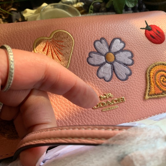 Authentic COACH 1941 pebbled Leather patches Flap snap Crosby LIMITED EDITION - Picture 9 of 13